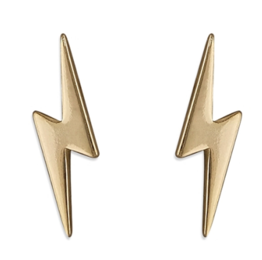 Carrie lightning bolt studs