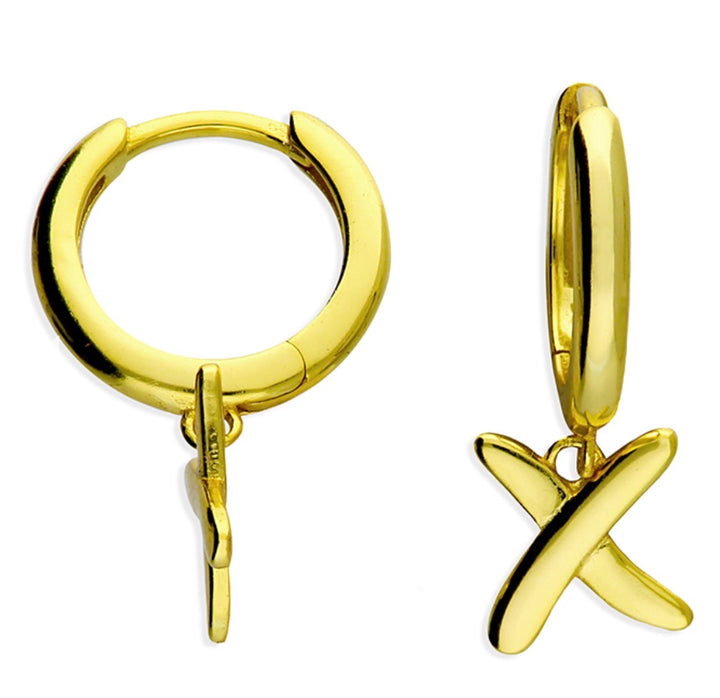 X charm huggies gold