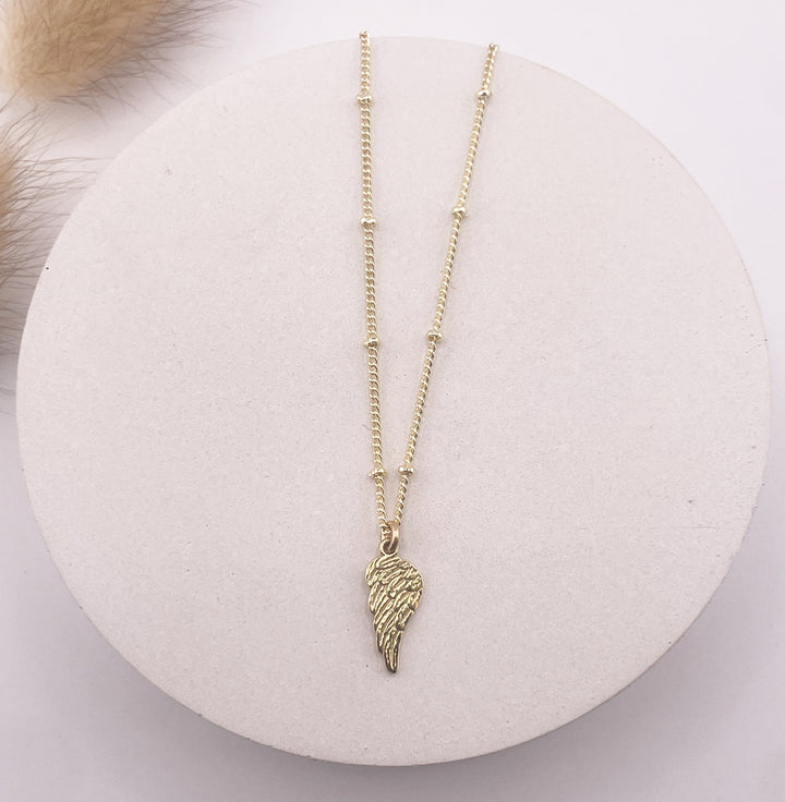 Skyla gold wing necklace