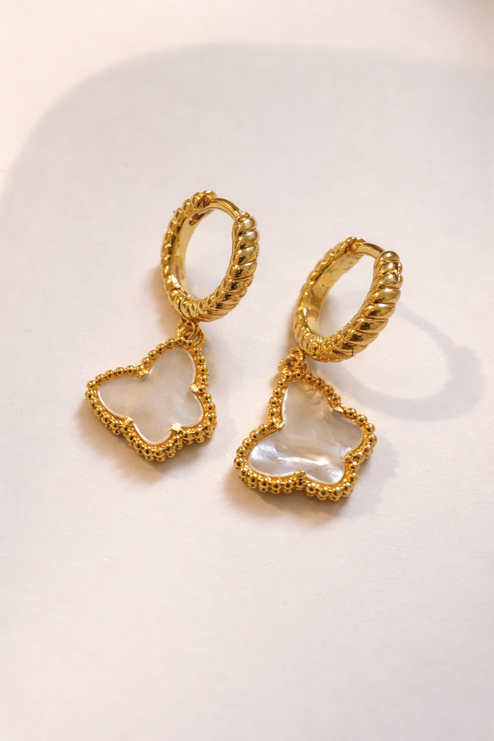 Mariposa hoop huggies