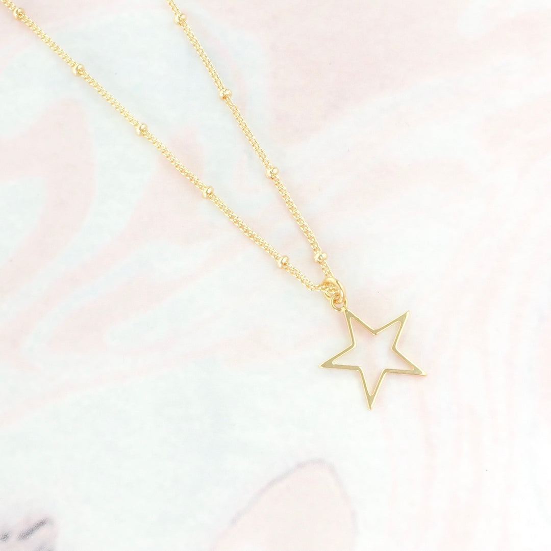 Orion star satellite necklace