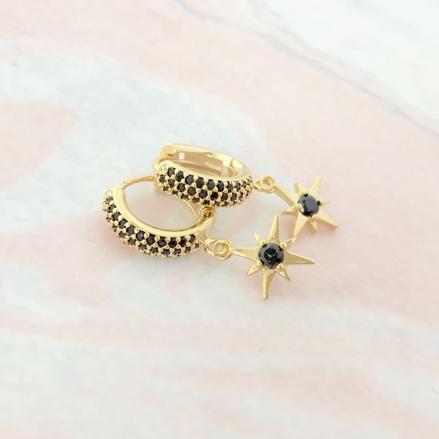Sable onyx crystal polaris huggies
