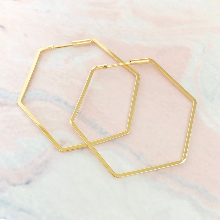 Simple hexagon hoops